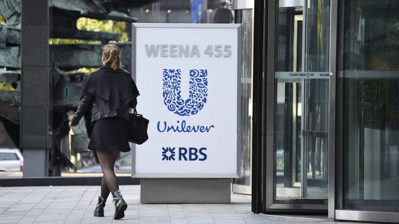 Eingang der Unilever-Zentrale in Rotterdam: Drohen mit Werbeboykott
