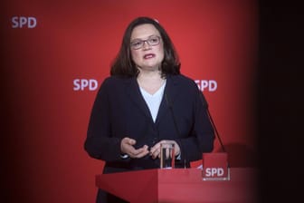 SPD-Fraktionschefin Andrea Nahles: Kann sie kommissarische Parteichefin werden, obwohl sie gar nicht Stellvertreterin ist?