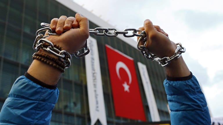 Traurige Bilanz: Bei der Verhaftung von Journalisten liegt die Türkei derzeit weltweit an der Spitze.