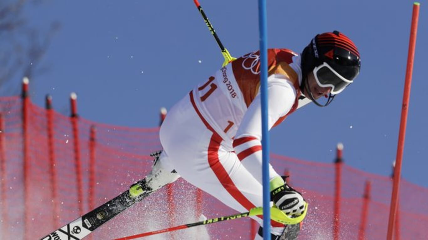Matthias Mayer war im Kombinations-Slalom gestürzt.