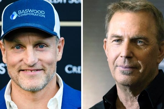 Zwei Männer auf der Seite des Gesetzes: Woody Harrelson (l) und Kevin Costner.