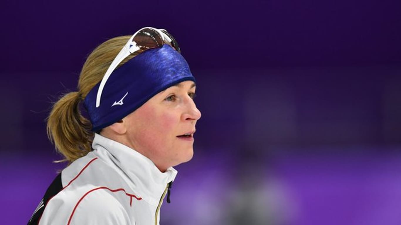 Eisschnellläuferin Claudia Pechstein läuft mit 45 Jahren um den Olymiasieg.