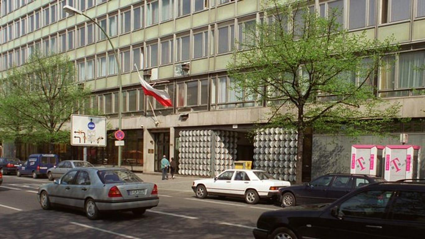 Polnische Botschaft in Berlin.
