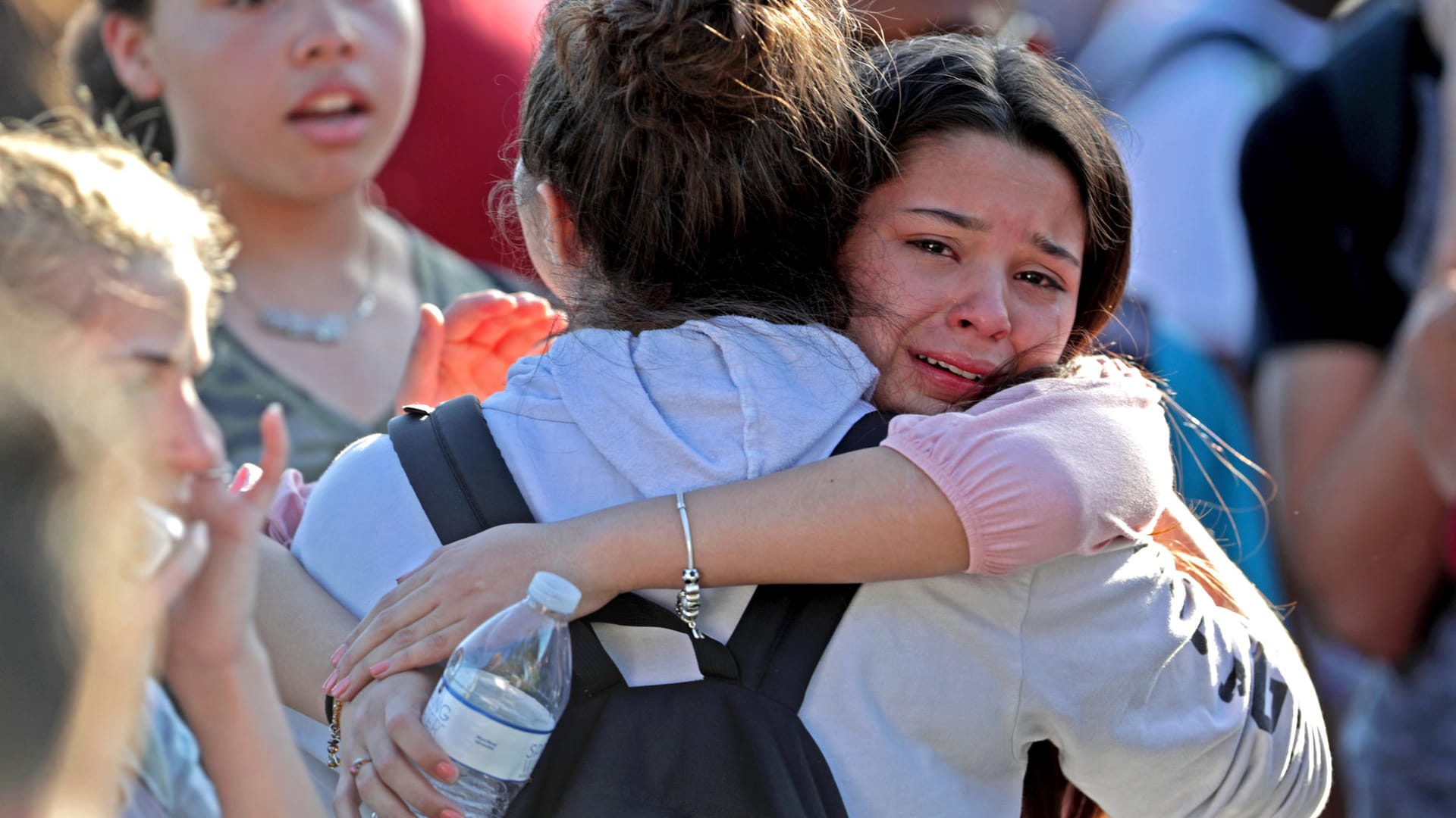 Schüler an der High-School in Florida: Es war bereits der 30. Amoklauf in den USA in diesem Jahr.