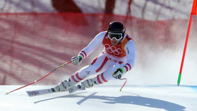 Der Österreicher Matthias Mayer holte sich Gold im Super-G der Männer. Der Österreicher Matthias Mayer holte sich Gold im Super-G der Männer.