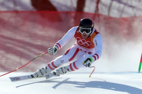 Der Österreicher Matthias Mayer holte sich Gold im Super-G der Männer.