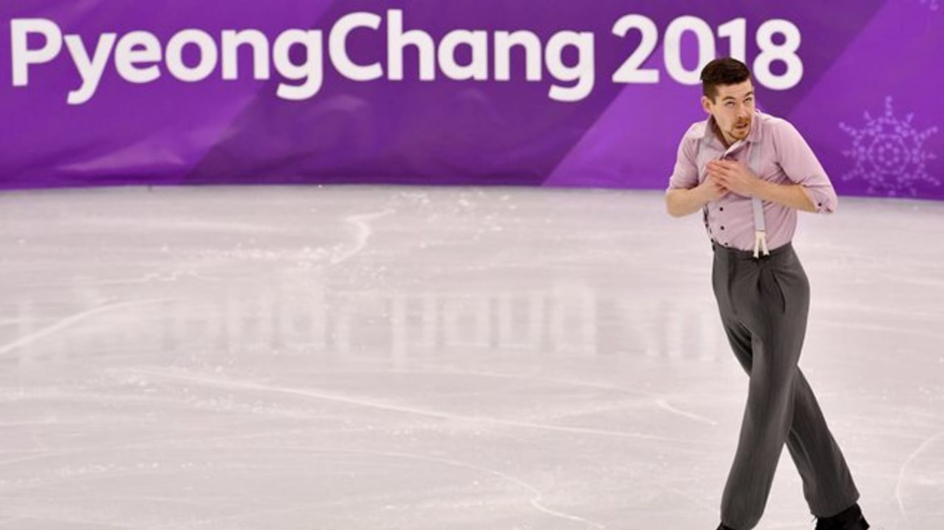 Eiskunstläufer Paul Fentz steht bei den Olympischen Spielen im Finale.