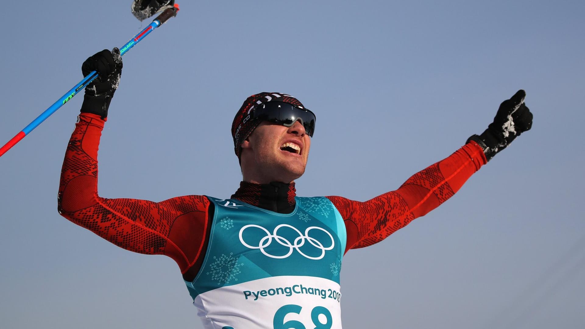 Jubel beim Schweizer: Cologna war über 15 Kilometer auch bei diesen Spielen nicht zu schlagen. Jubel beim Schweizer: Cologna war über 15 Kilometer auch bei diesen Spielen nicht zu schlagen.