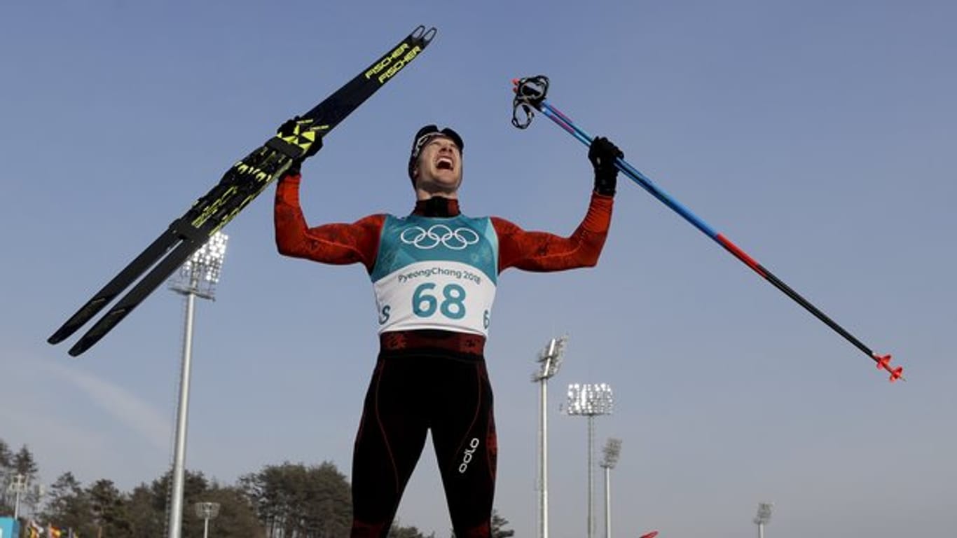 Langläufer Dario Cologna aus der Schweiz ist nun vierfache Olympiasieger.