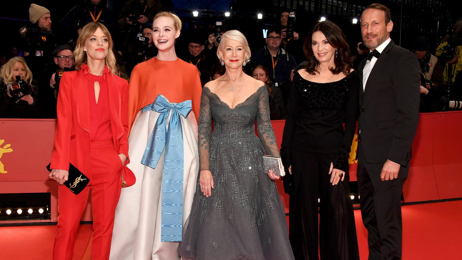 Heike Makatsch, Elle Fanning, Helen Mirren, Iris Berben und Wotan Wilke Möhring: Sie alle waren bei der Eröffnungsfeier der Berlinale.