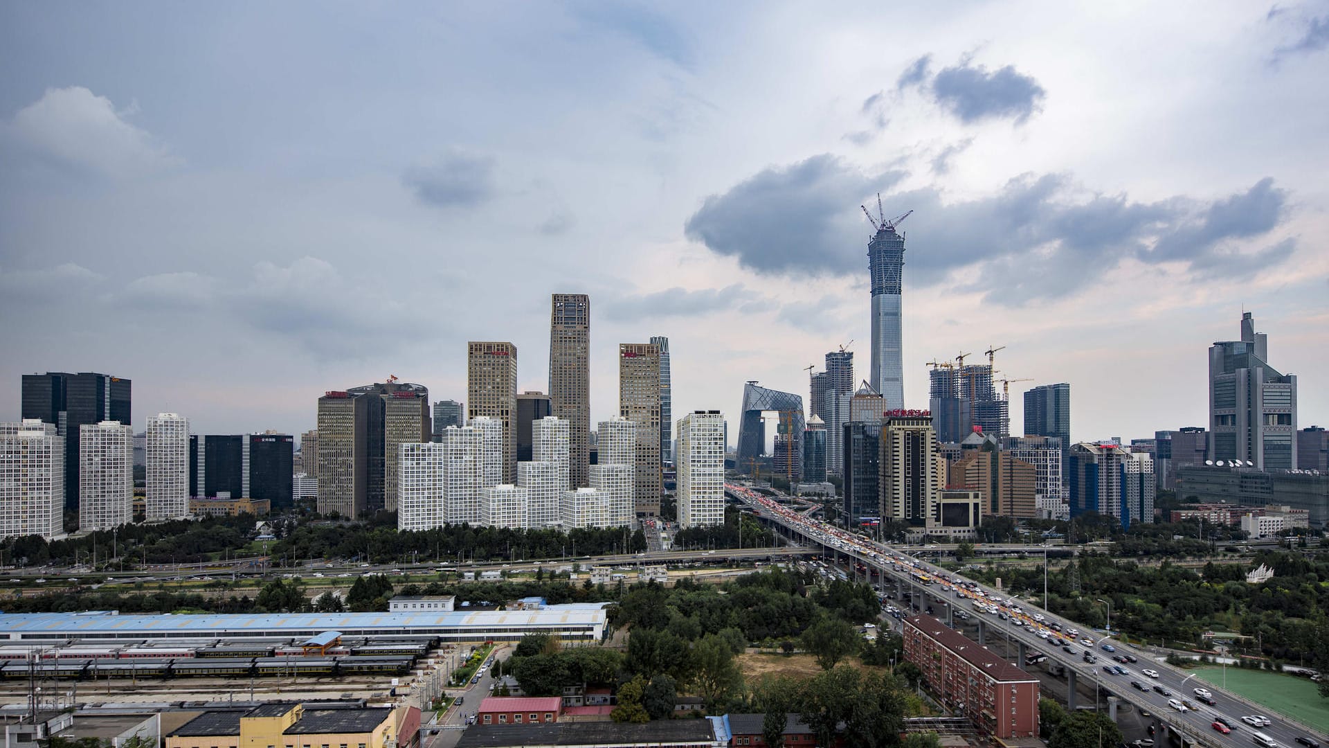 Blick auf Peking