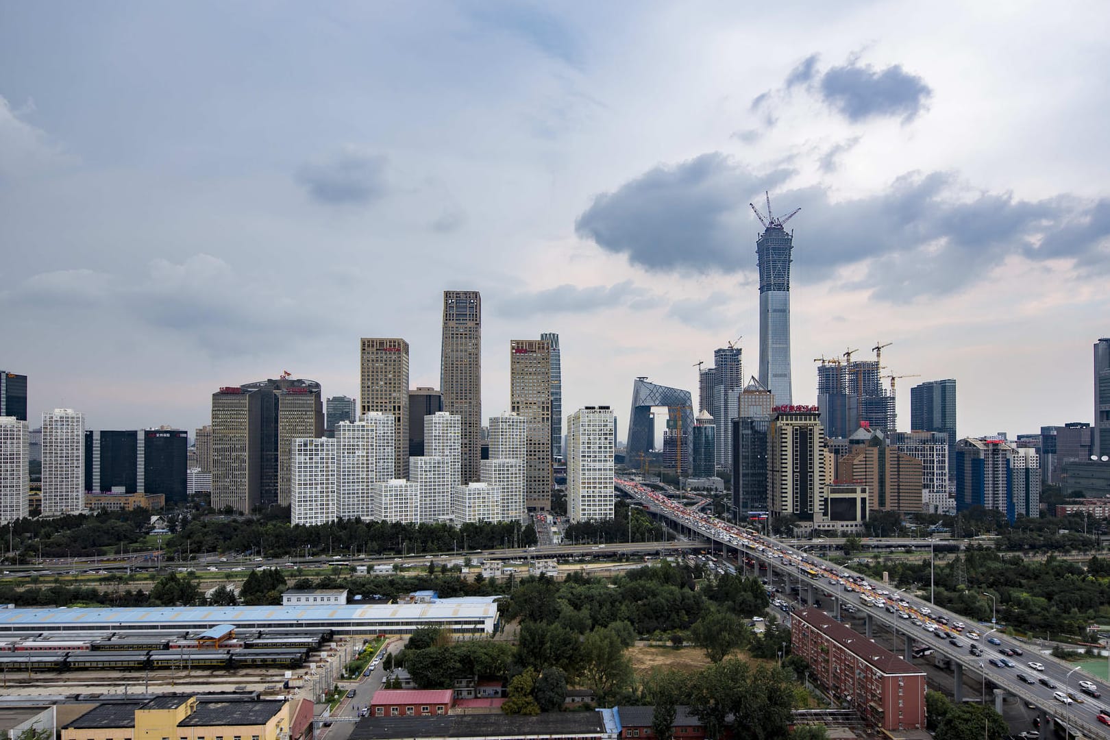 Blick auf Peking