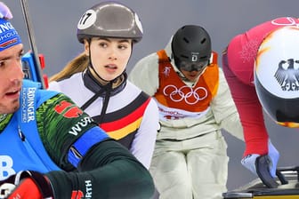 Ohne Medaillen, aber tolle Sportler: Simon Schempp , Anna Seidel, Katharina Förster und Axel Jungk (v.l.n.r.).