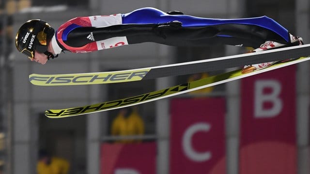 Andreas Wellinger sprang in der Qualifikation auf Rang vier.