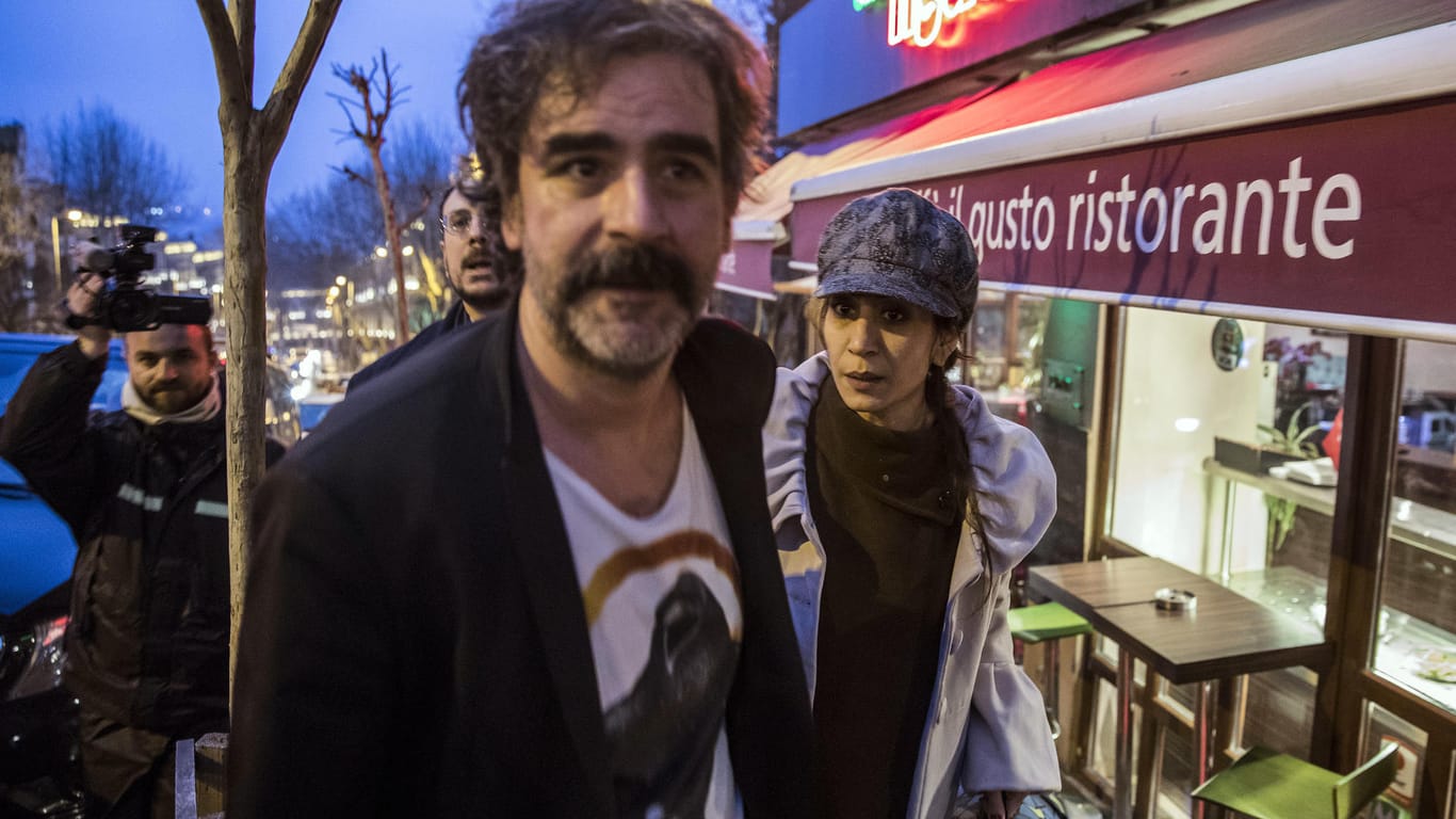 Deniz Yücel am Freitag nach seiner Freilassung in Istanbul