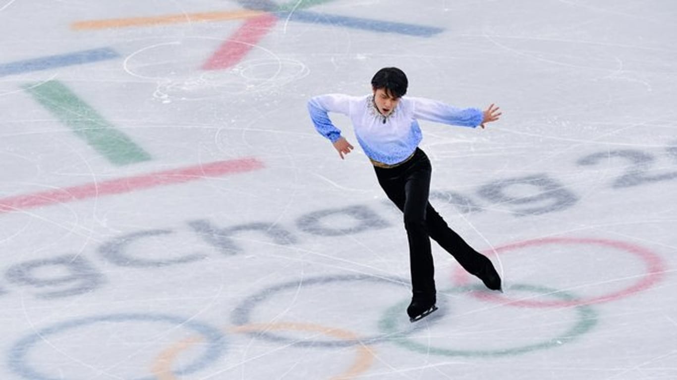 Der Japaner Yuzuru Hanyu gewann wie bereits 2014 Gold im Eiskunstlauf.
