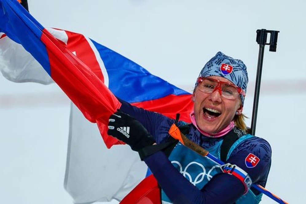 Anastasiya Kuzmina zeigte eine überragende Leistung im Massenstart und holte Gold für die Slowakei.
