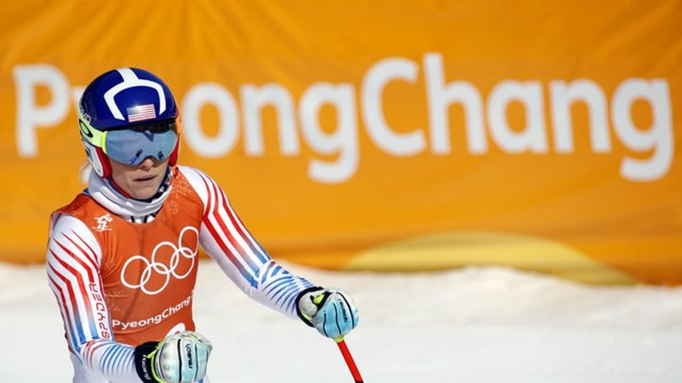 War die Schnellste beim ersten Training der Olympia-Abfahrt in Pyeongchang: Lindsey Vonn aus den USA.