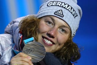 Sorgte allein für drei deutsche Medaillen: Biathletin Laura Dahlmeier.