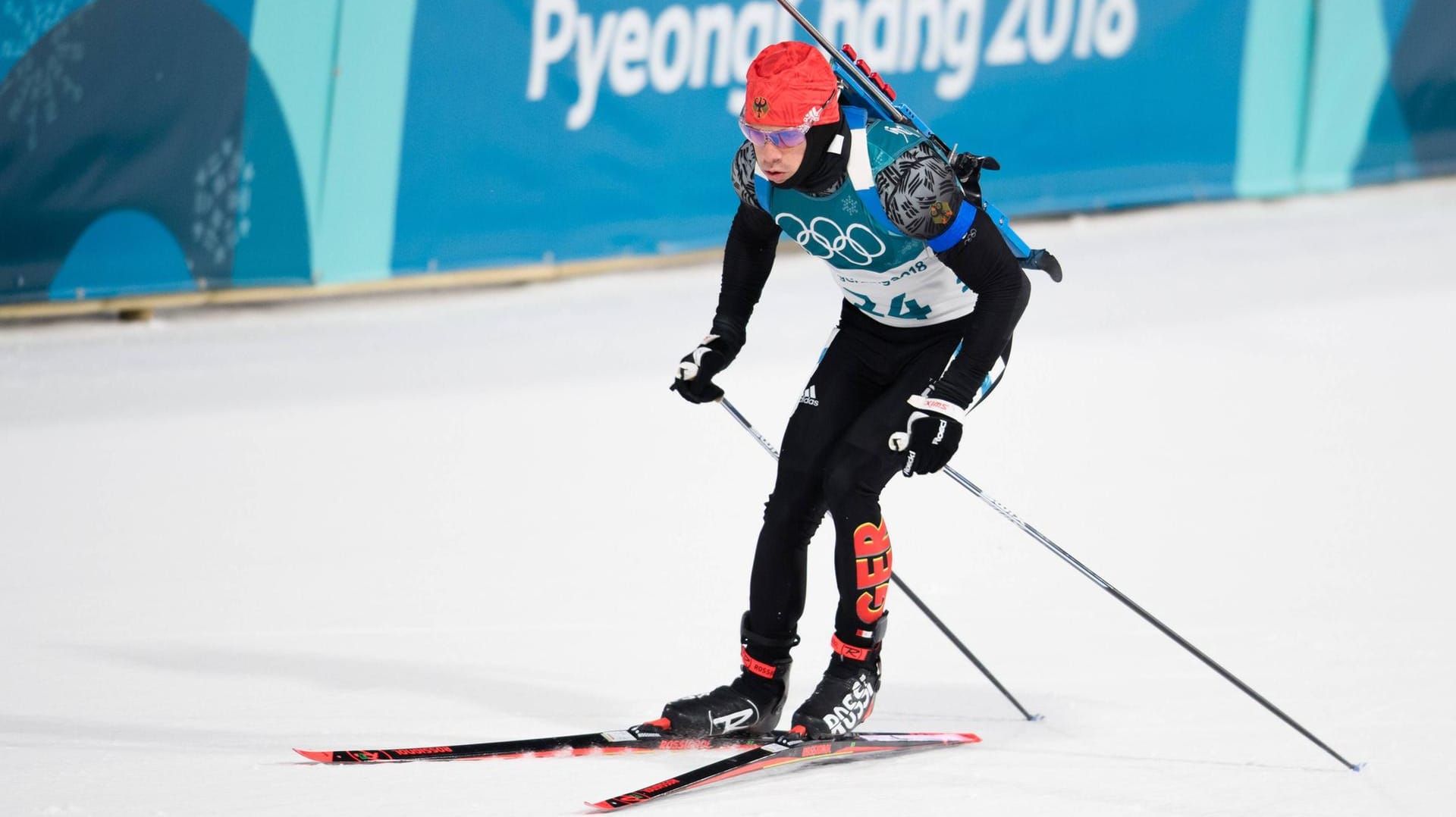 Olympia 2018: Biathlet Simon Schempp holte Silber im Massenstart.