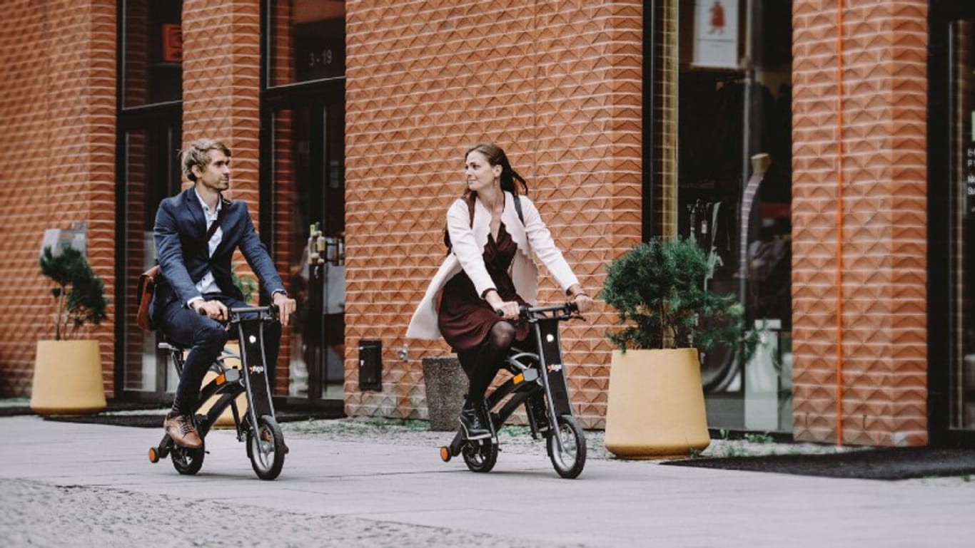 E-Roller Stigo: Ideal für kurze Strecken in der Stadt.