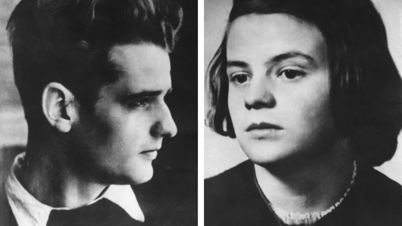 Die Geschwister Scholl: Sie wurden vor 75 Jahren nach einer Flugblattaktion gegen das NS-Regime hingerichtet.