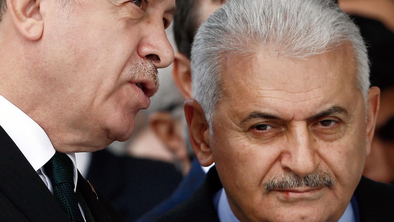 Binali Yildirim und Recep Tayyip Erdogan