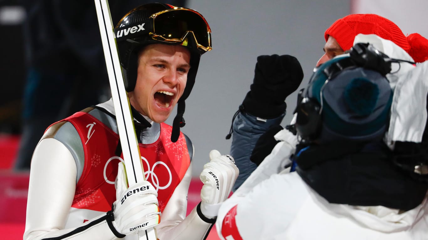 Andreas Wellinger: Er will seine dritte Medaille bei Olympia in Pyeongchang.