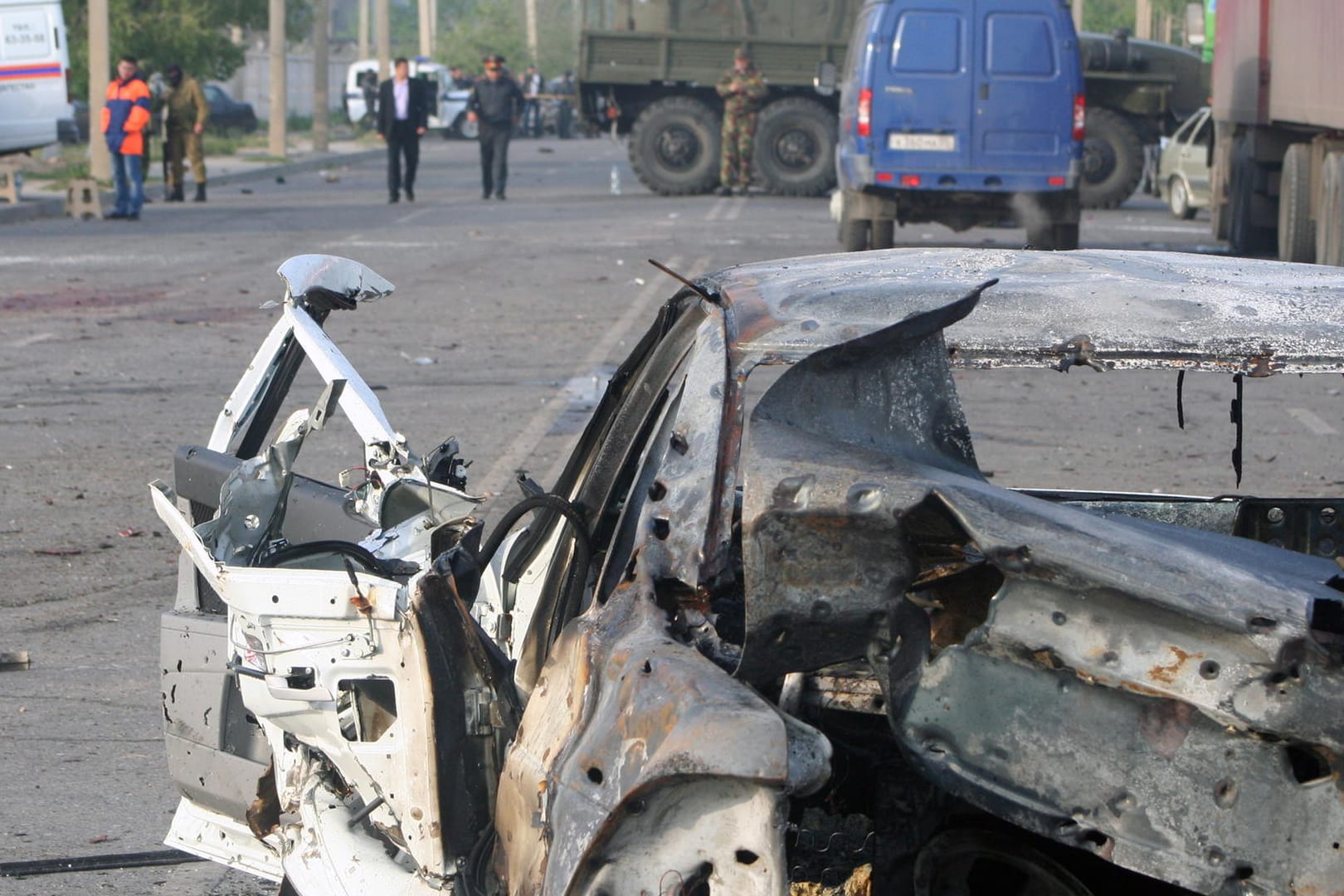 Terroranschlag in Machatschkala, der Hauptstadt Dagestans im Jahr 2012: in der südlichen russischen Republik kommt es immer wieder zu Unruhen.