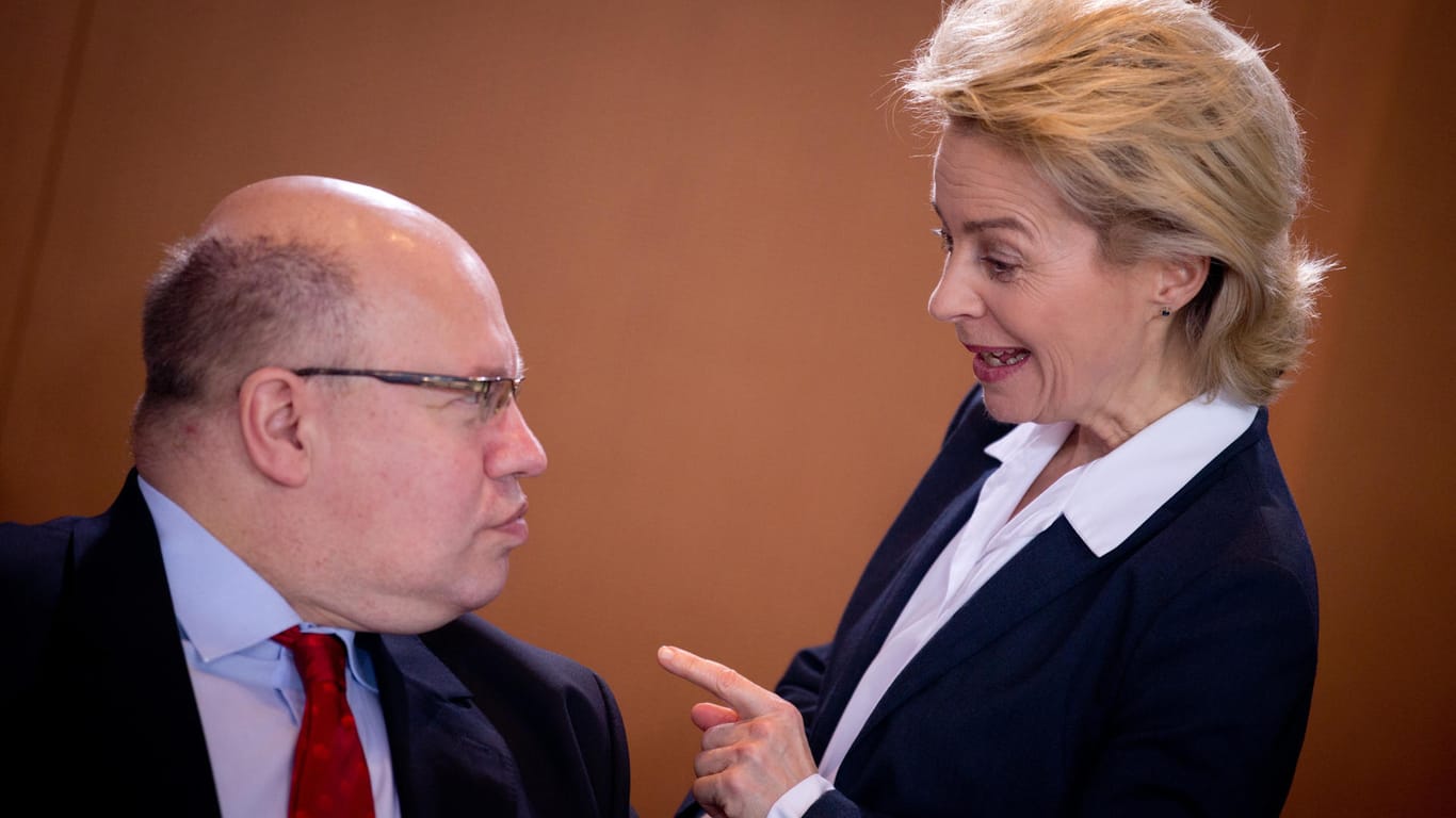 Peter Altmaier und Ursula von der Leyen: Sie gelten im Kabinett als so gut wie gesetzt.