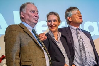 Alexander Gauland, Alice Weidel und Jörg Meuthen: Die AfD ist auch im traditionell linken Milieu erfolgreich.