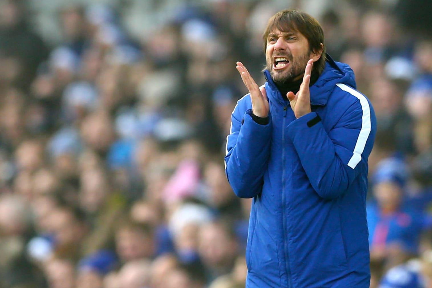 Immer in Rage: Antonio Conte an der Seitenlinie beim FC Chelsea.