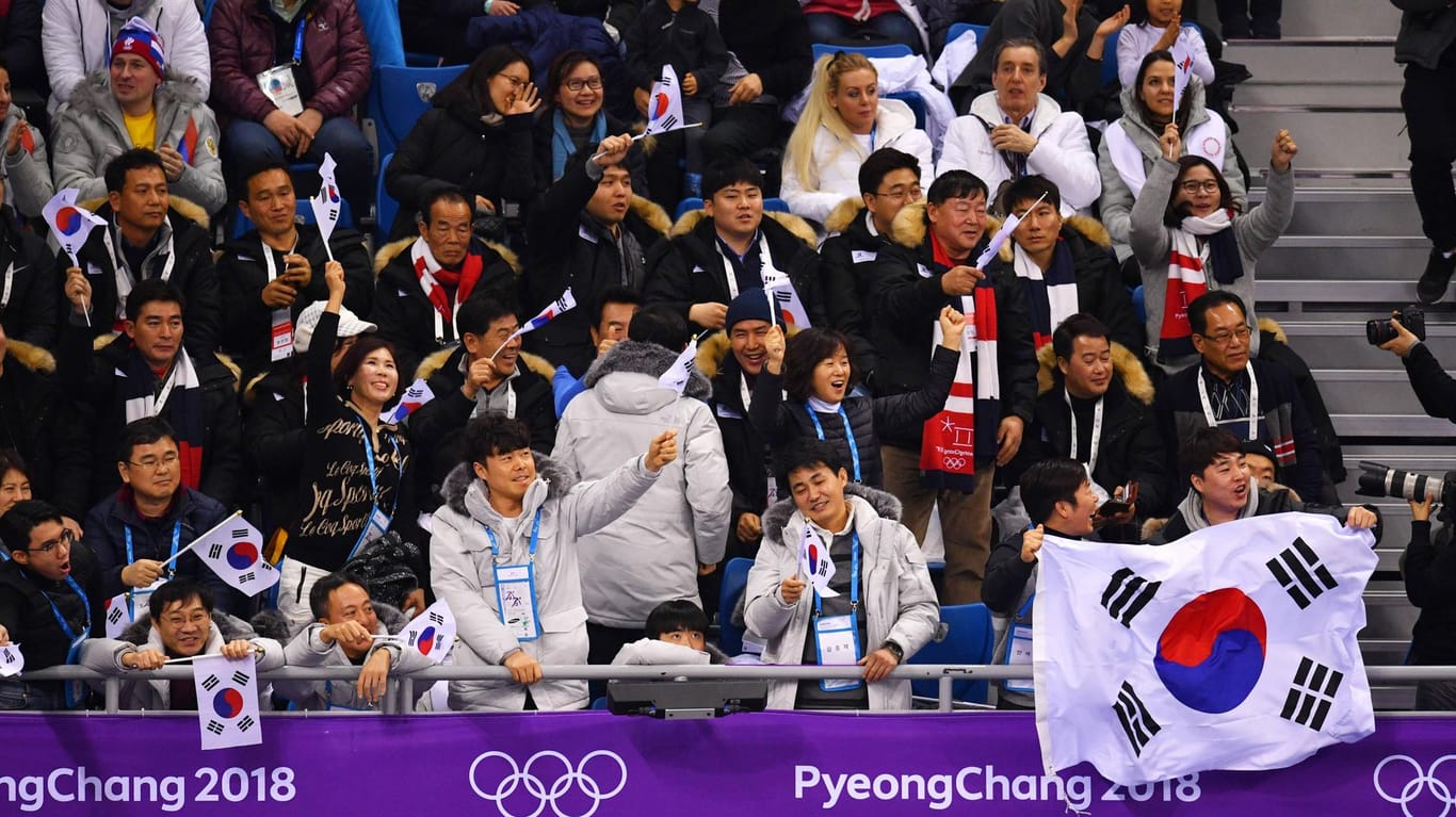 Pyeongchang 2018: Beim beliebten Short-Track sind die Tribünen regelmäßig gut gefüllt.