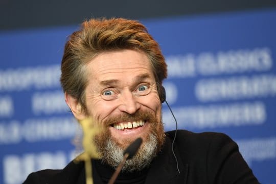 Preisträger Willem Dafoe auf der Berlinale.