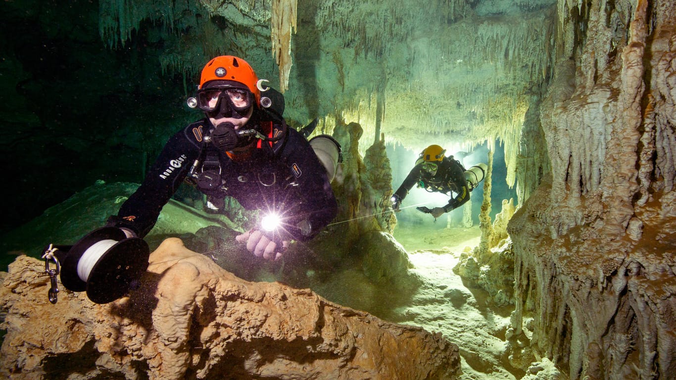 Weltlängste Unterwasserhöhle in Mexiko: hier wurden alte Maya-Relikte gefunden.