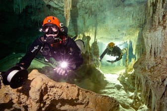 Weltlängste Unterwasserhöhle in Mexiko: hier wurden alte Maya-Relikte gefunden.