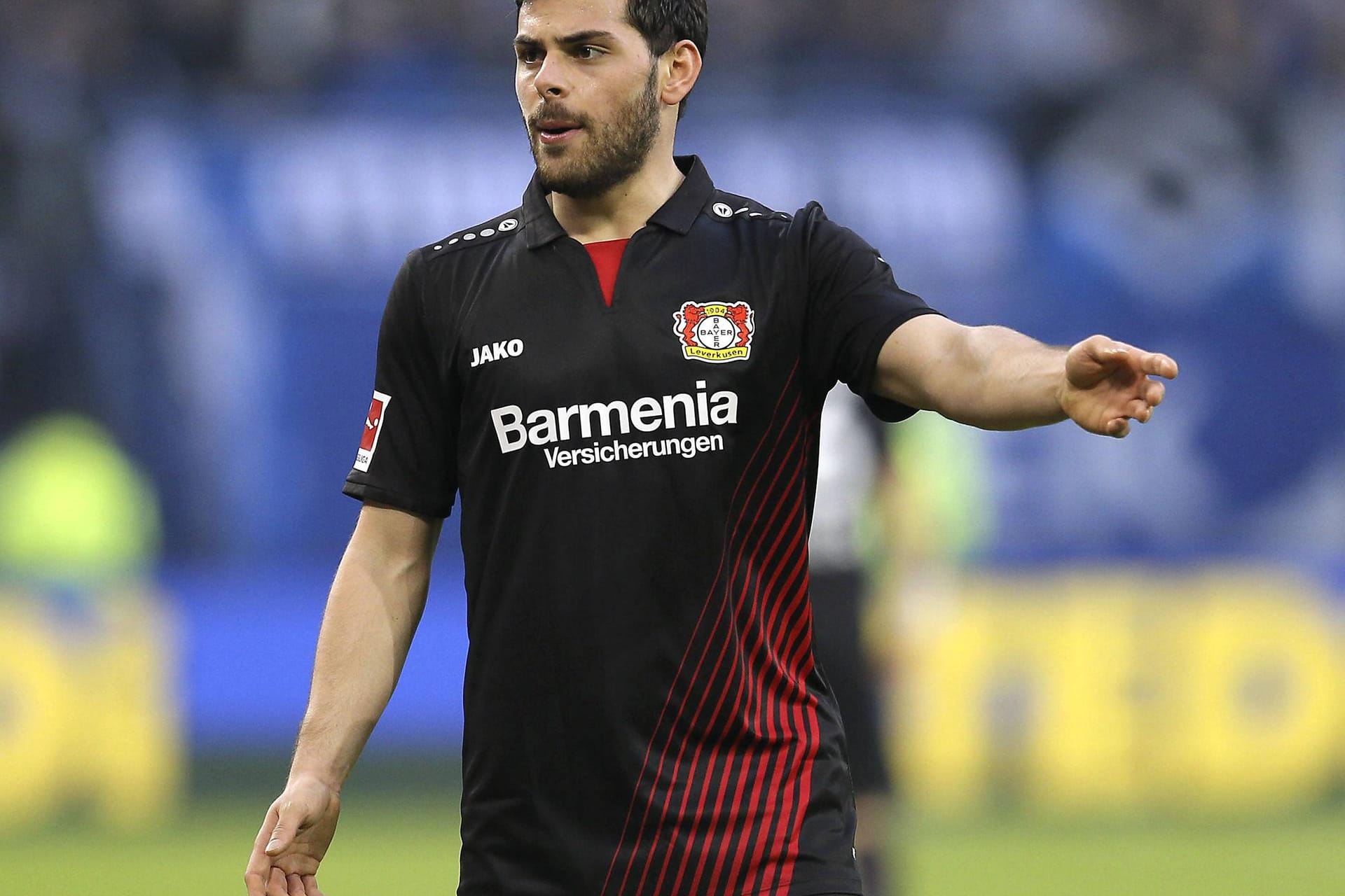 Kevin Volland spielt für Bayer 04 Leverkusen.