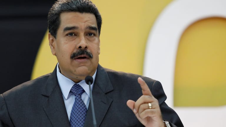 Venezuelas Präsident Nicolas Maduro: Der "Petro" soll nicht nur die Wirtschaftskrise beenden, sondern auch den US-Dollar angreifen.
