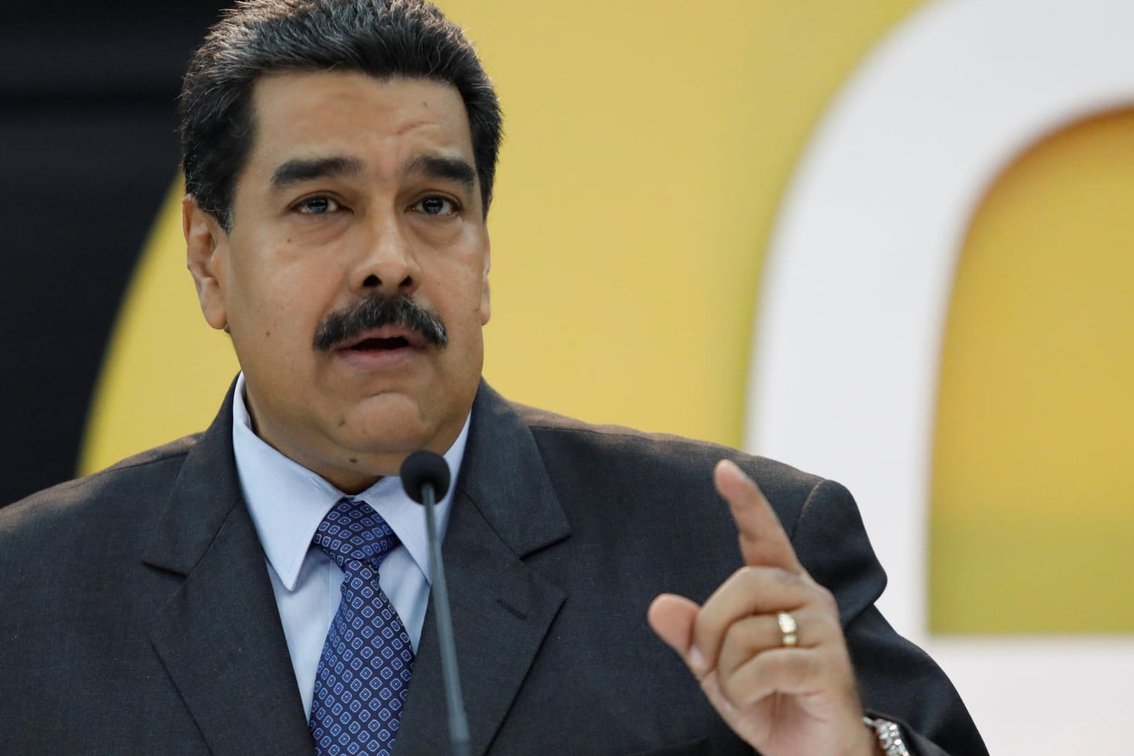 Venezuelas Präsident Nicolas Maduro: Der "Petro" soll nicht nur die Wirtschaftskrise beenden, sondern auch den US-Dollar angreifen.