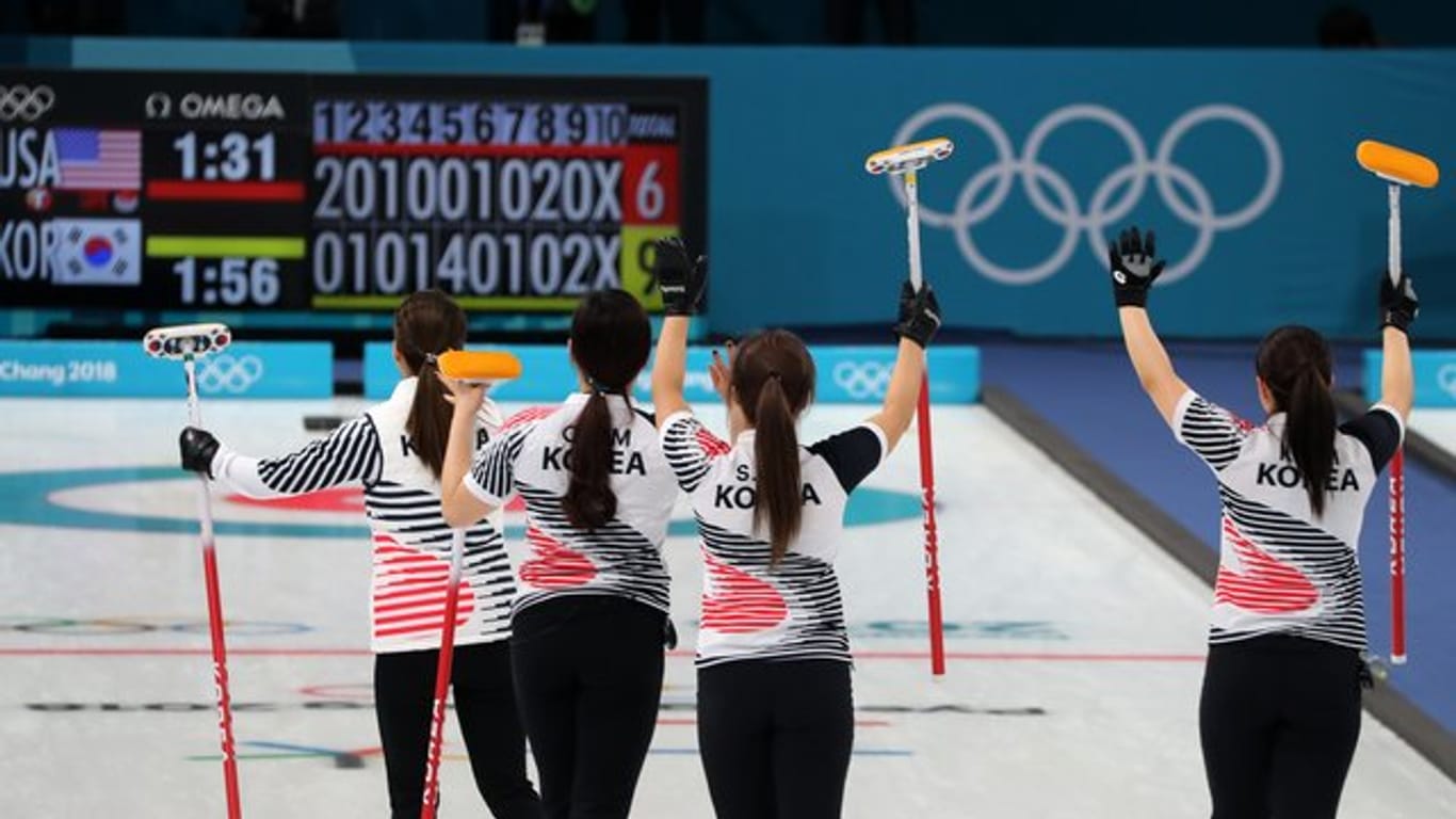 Die vier Südkoreanerinnen stehen im Halbfinale.