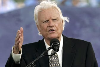 Billy Graham 2005 in New York: Der US-Pastor ist im Alter von 99 Jahren gestorben.