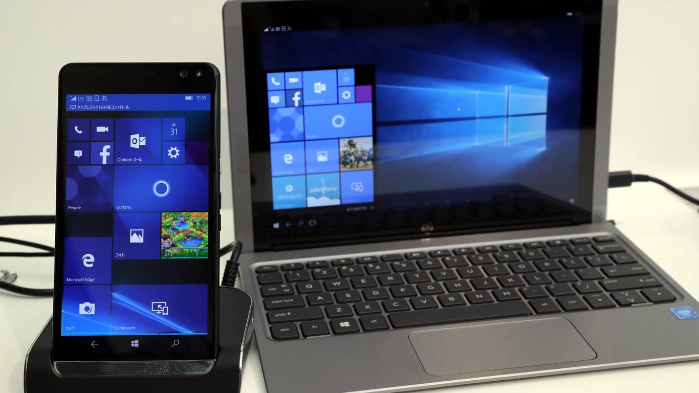 Smartphone und Notebook mit Windows 10 mobile: Aus für alten Push-Dienst