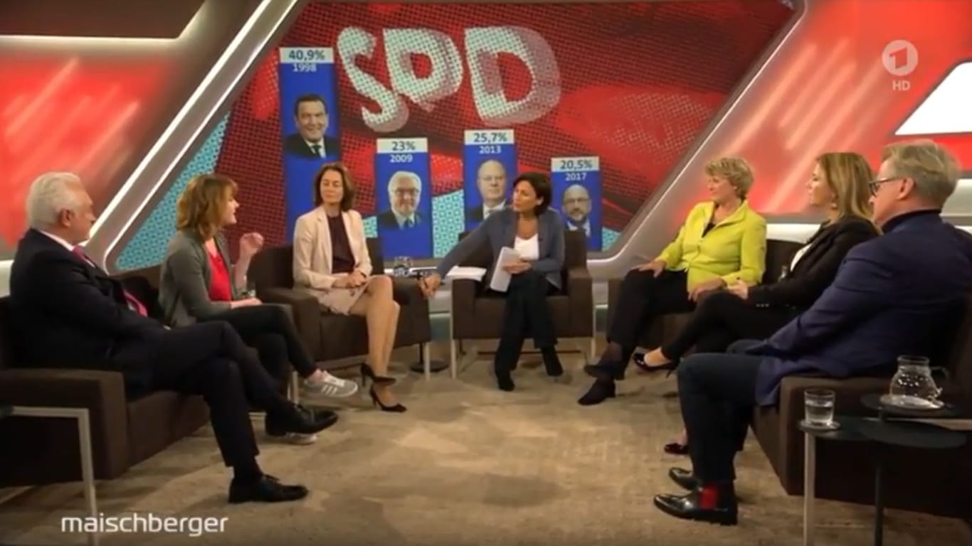 Groko-Talk bei "Sandra Maischberger": In der ARD-Sendung ging es um die geplante große Koalition.