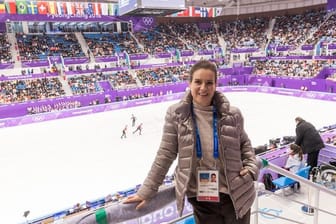 Katarina Witt begleitet die Olympischen Winterspiele als TV-Expertin.