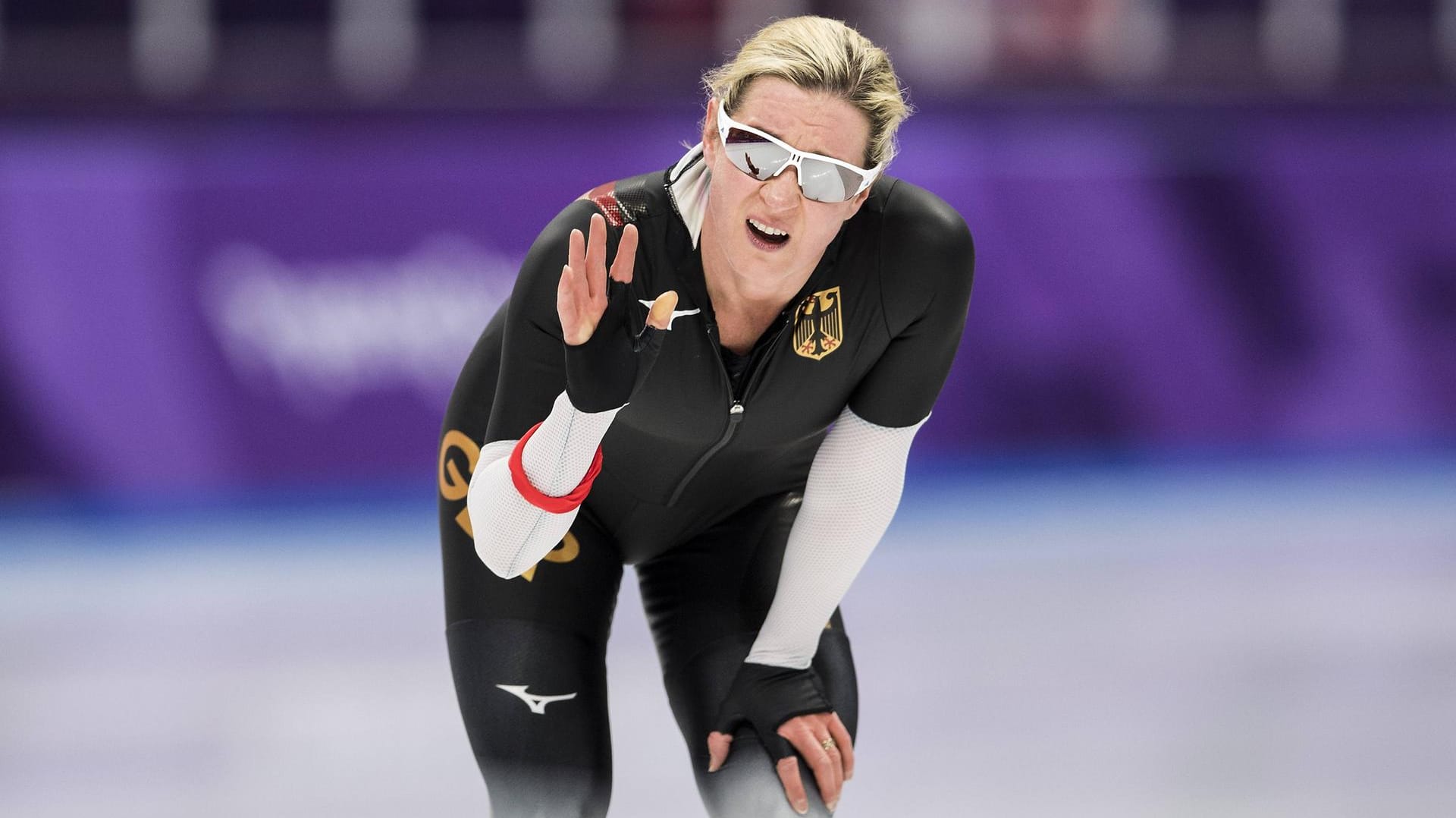 Enttäuscht mit Platz acht: Claudia Pechstein in Pyeongchang.