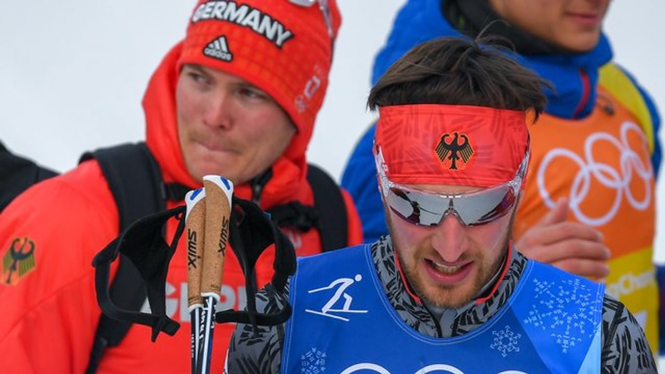 Jonas Dobler (vorn) und Lucas Bögl wurden von Trainer Janko Neuber für den 50-Kilometer-Lauf nominiert.