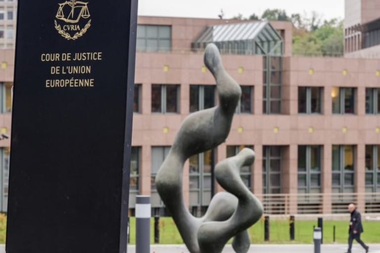 Gelände des Gerichtshof der Europäischen Union in Luxemburg.