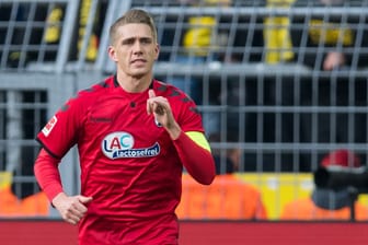 Für Nils Petersen läuft es in der aktuellen Saison: Elf Bundesliga-Tore konnte der SC-Stürmer bereits bejubeln.