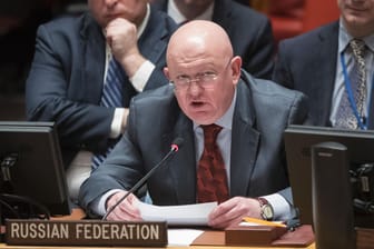 Wassili Nebensja, UN-Botschafter von Russland: Sein Land verhinderte eine Abstimmung über einen Waffenstillstand in Syrien.