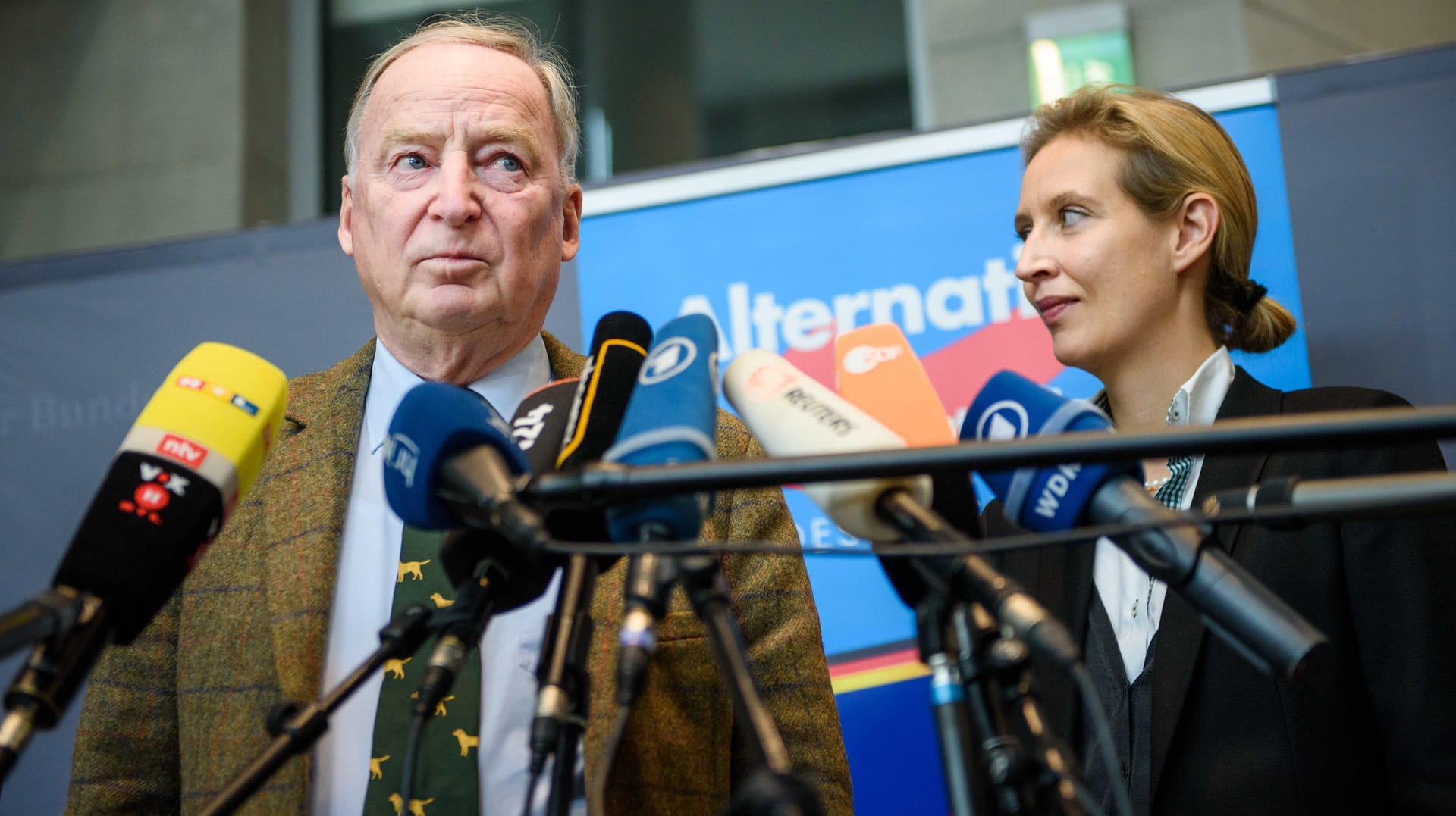 Die AfD-Fraktionschefs Alexander Gauland und Alice Weidel im Bundestag.